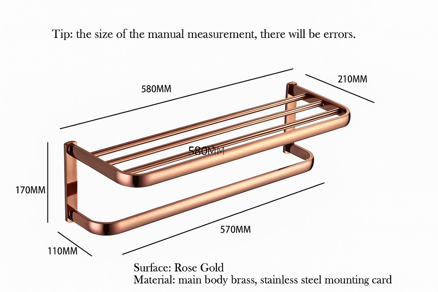 Venezia Duo Towel Bars