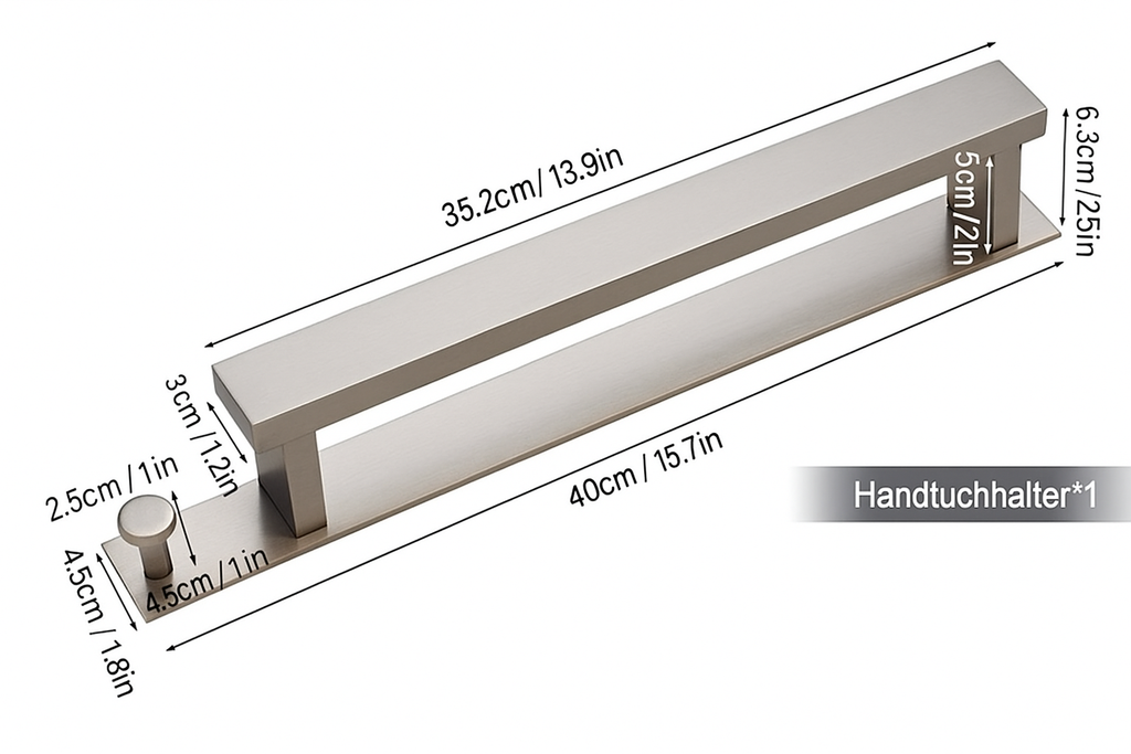 Siena Stretto Towel Bars