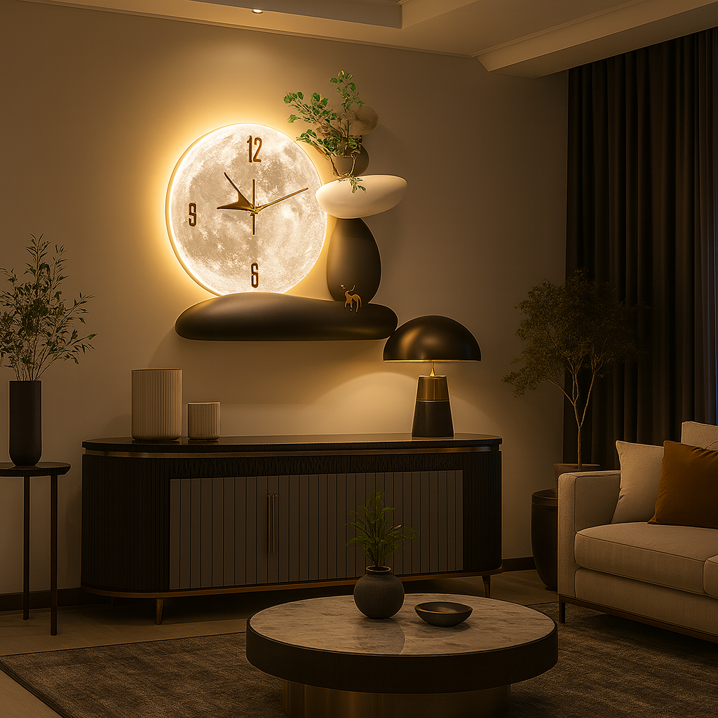 NoirTempo Wall Clock