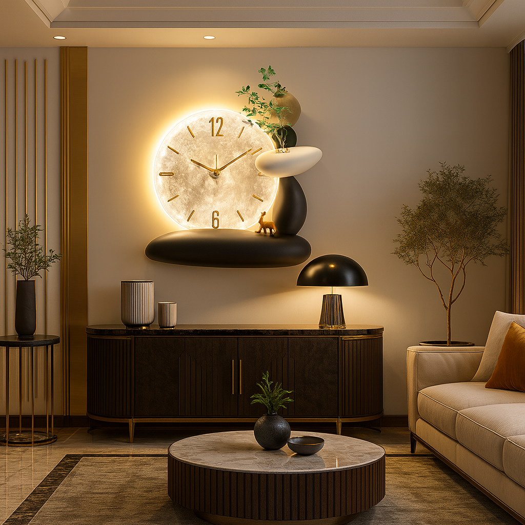 NoirTempo Wall Clock