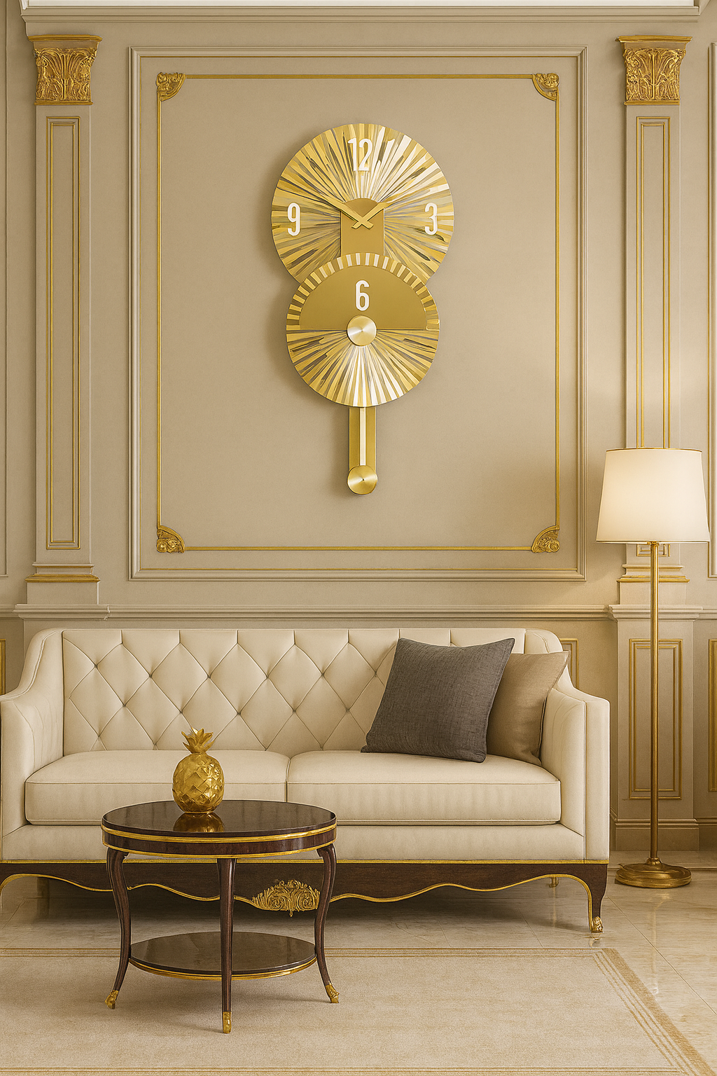 Torque & Time Wall Clock