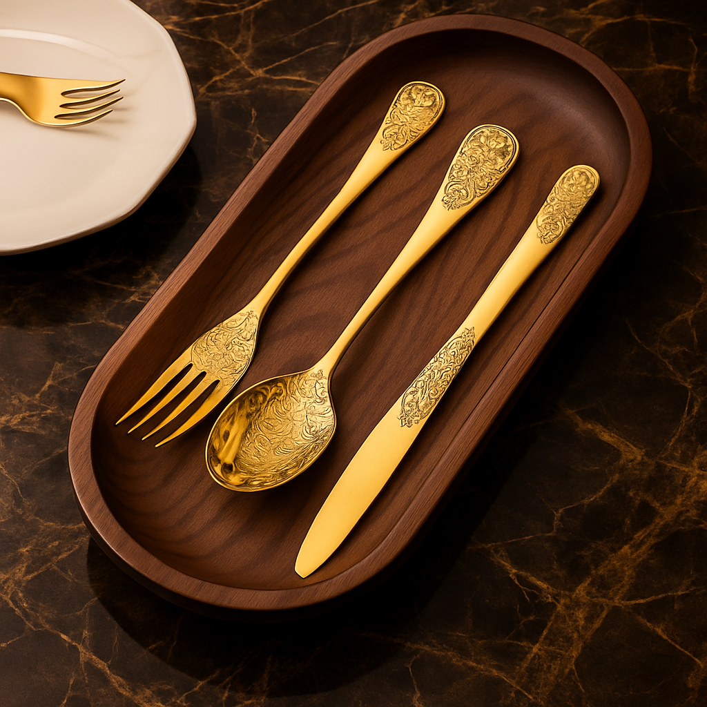 Vintage Engraving Flatware