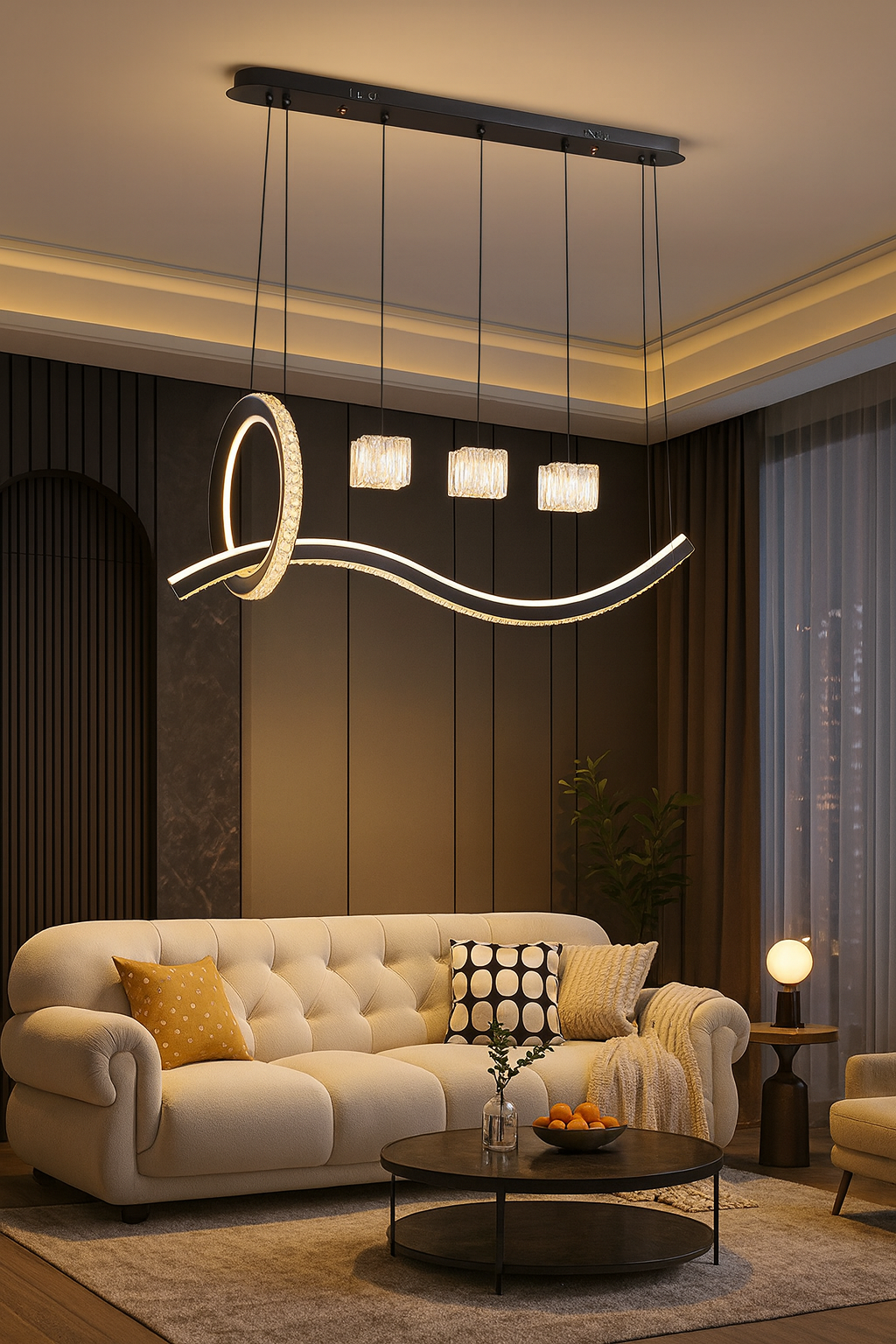 Cairnmore Crystal Pendant Chandeliers