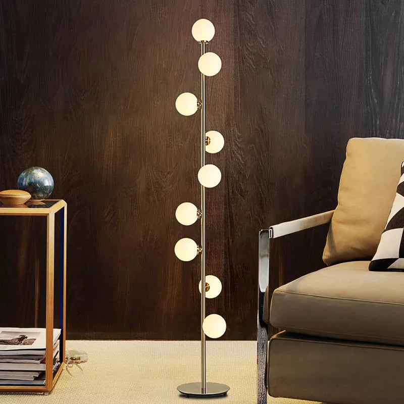 Scandinavia LED Floor Lamps Living Room Standing Lights Bedside Illumination Home Decoration