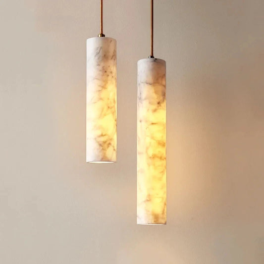 Nordic Marble Led Pendant Lamps Handmade Light Minimalism Chandelier for Living Dining Study Room Art Lighting Parlor Home Decor