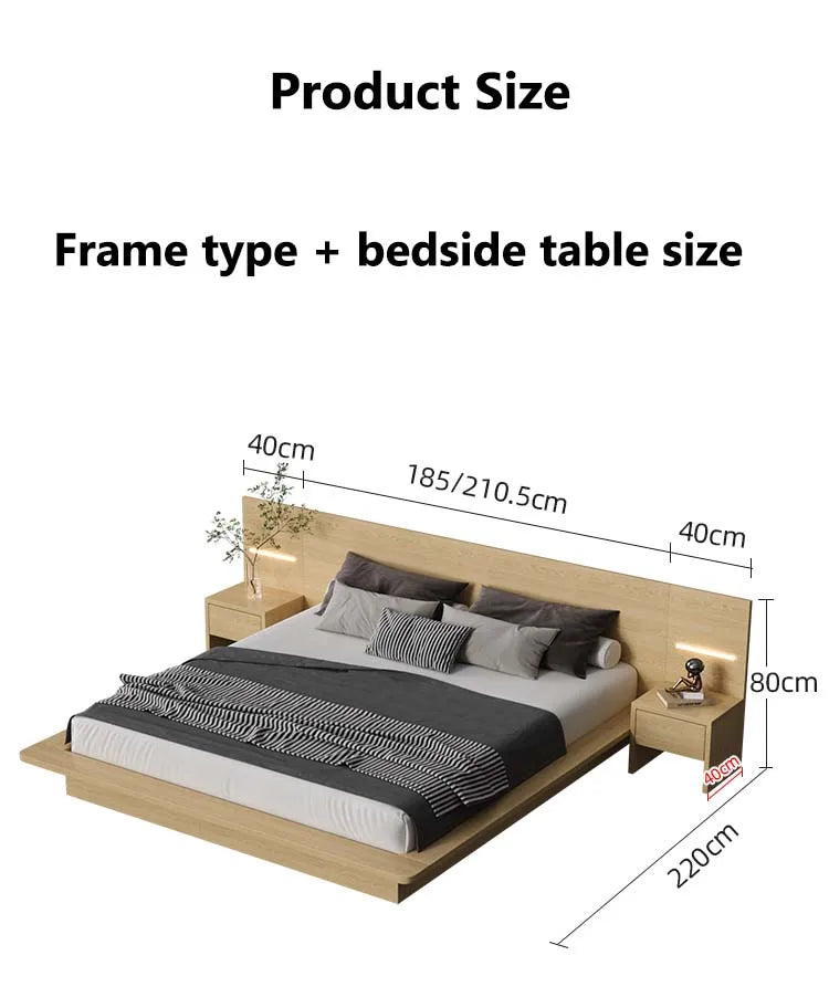 Nordic Bedroom Furniture Double Bed With Storage Box Adjustable Gas Lift Tatami Bed Modern Light Luxury King Size Bed Frame