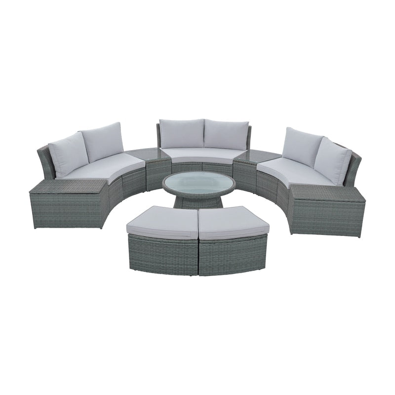 Oasis Retreat 10-Piece Outdoor Seating Set