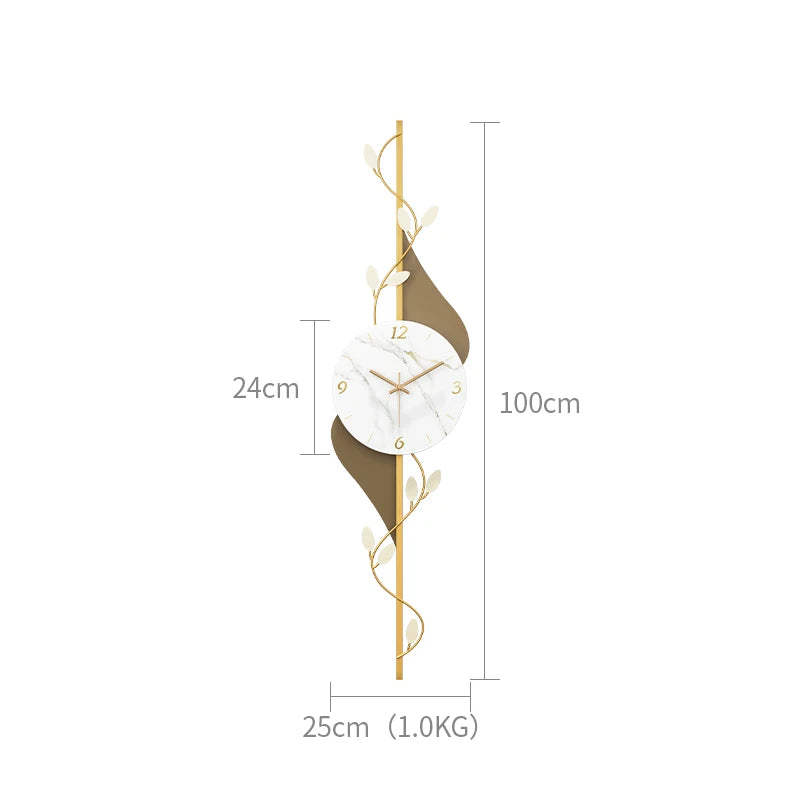 Opulent Horizon Wall Clock