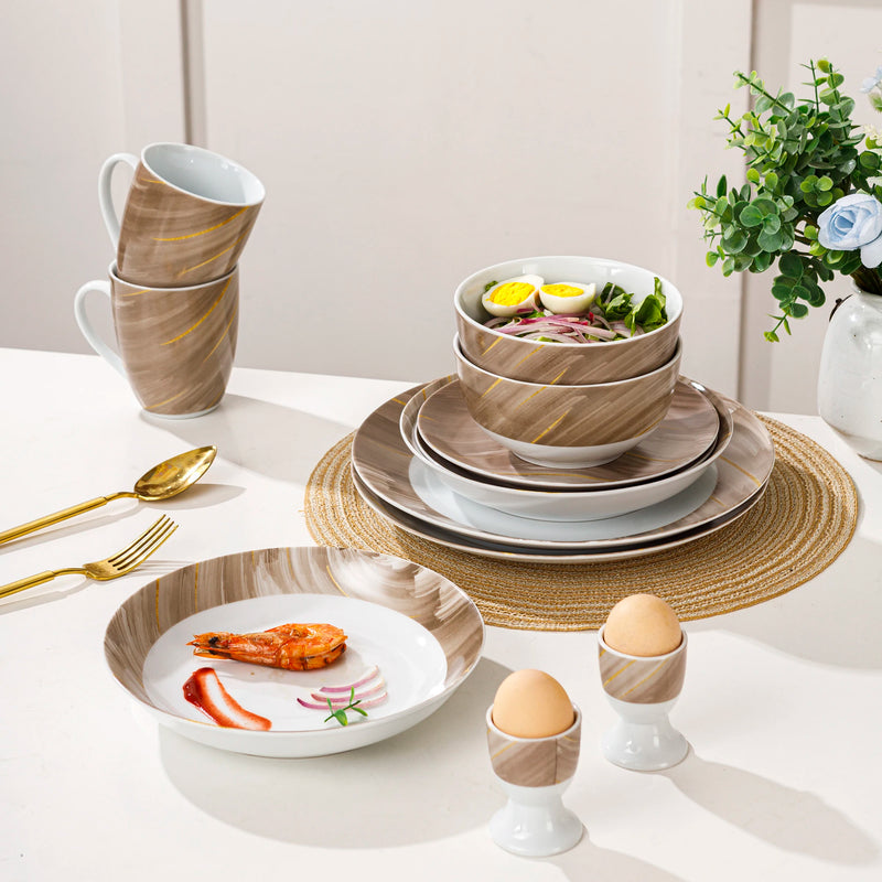 Floating Pattern Ceramic Dinnerware Set