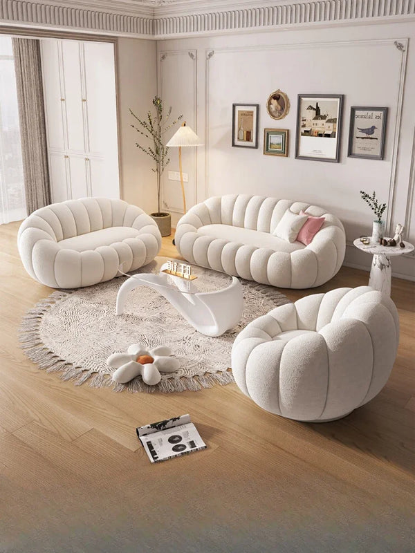 Nordic Luxury Pumpkin Sofa