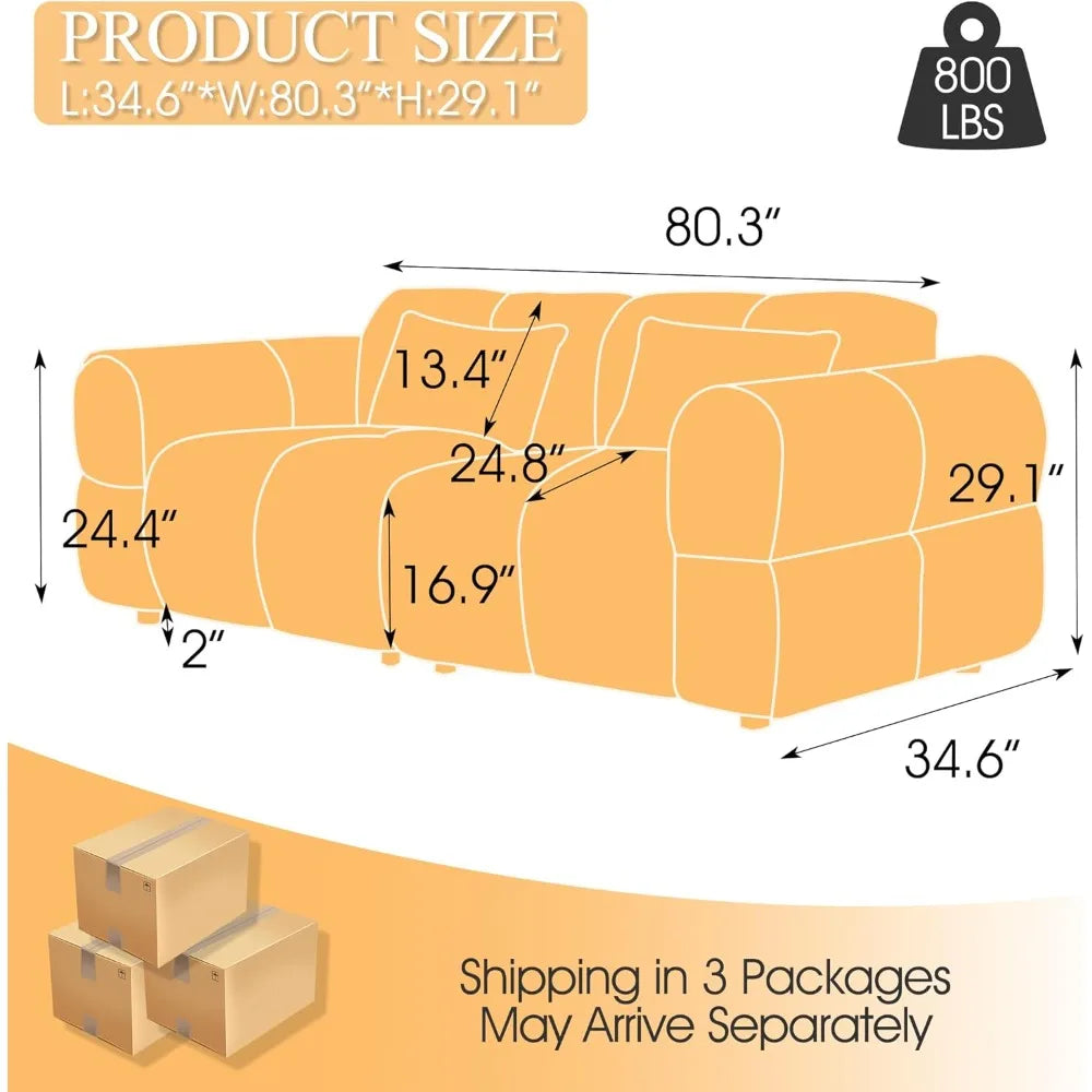 Rumi Crescent Lounge Sofa