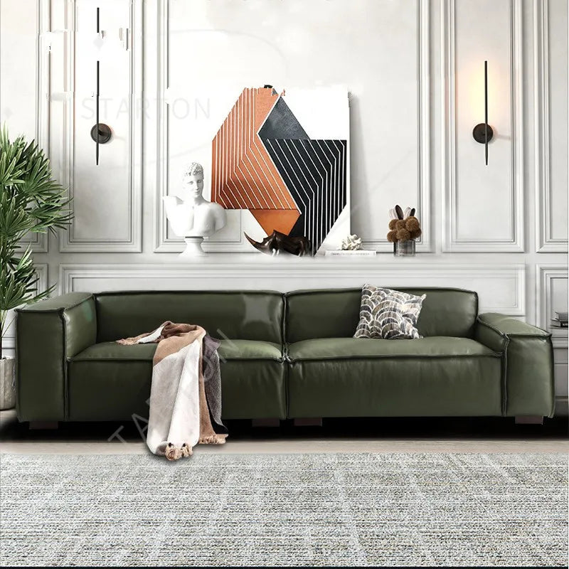 Selling High Quality Resistance Vintage Design Sectionals Artificial Leather Sofa Set Furniture for Living Room
