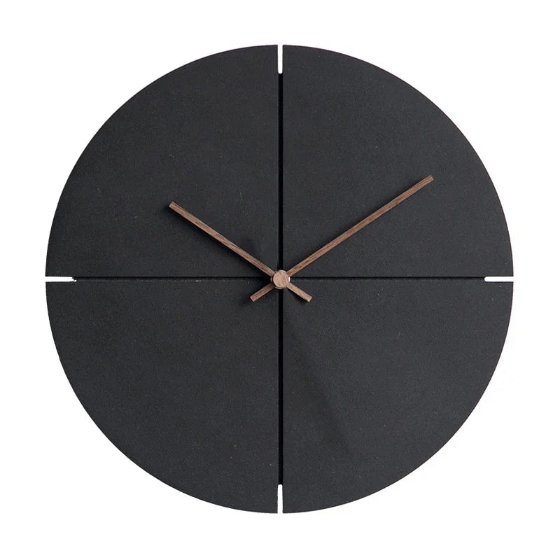 Wooden Nordic Wall Clock