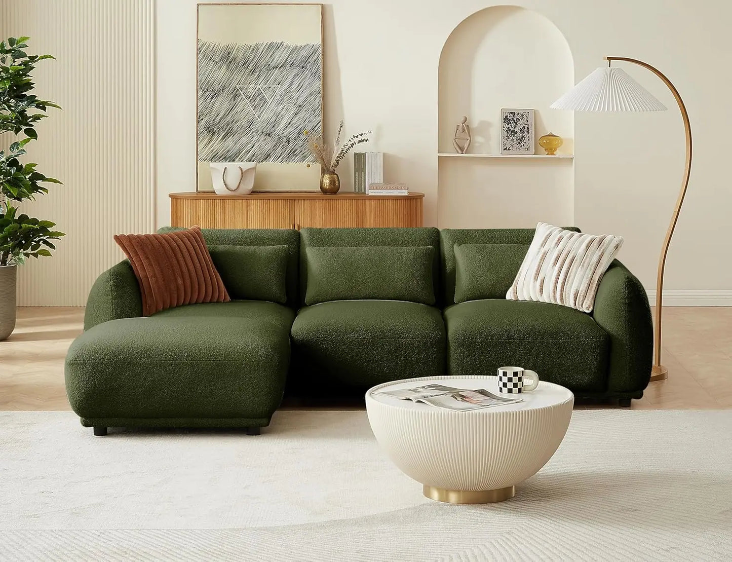 cloud sofa.Sectional Sofa Couch,Convertible U Shaped Sectional,Modular Sectional Couches for Living Room,L Shaped Couch
