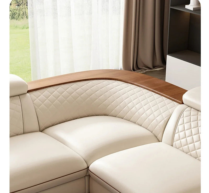 Siena Premium Italian Genuine Leather Sofa