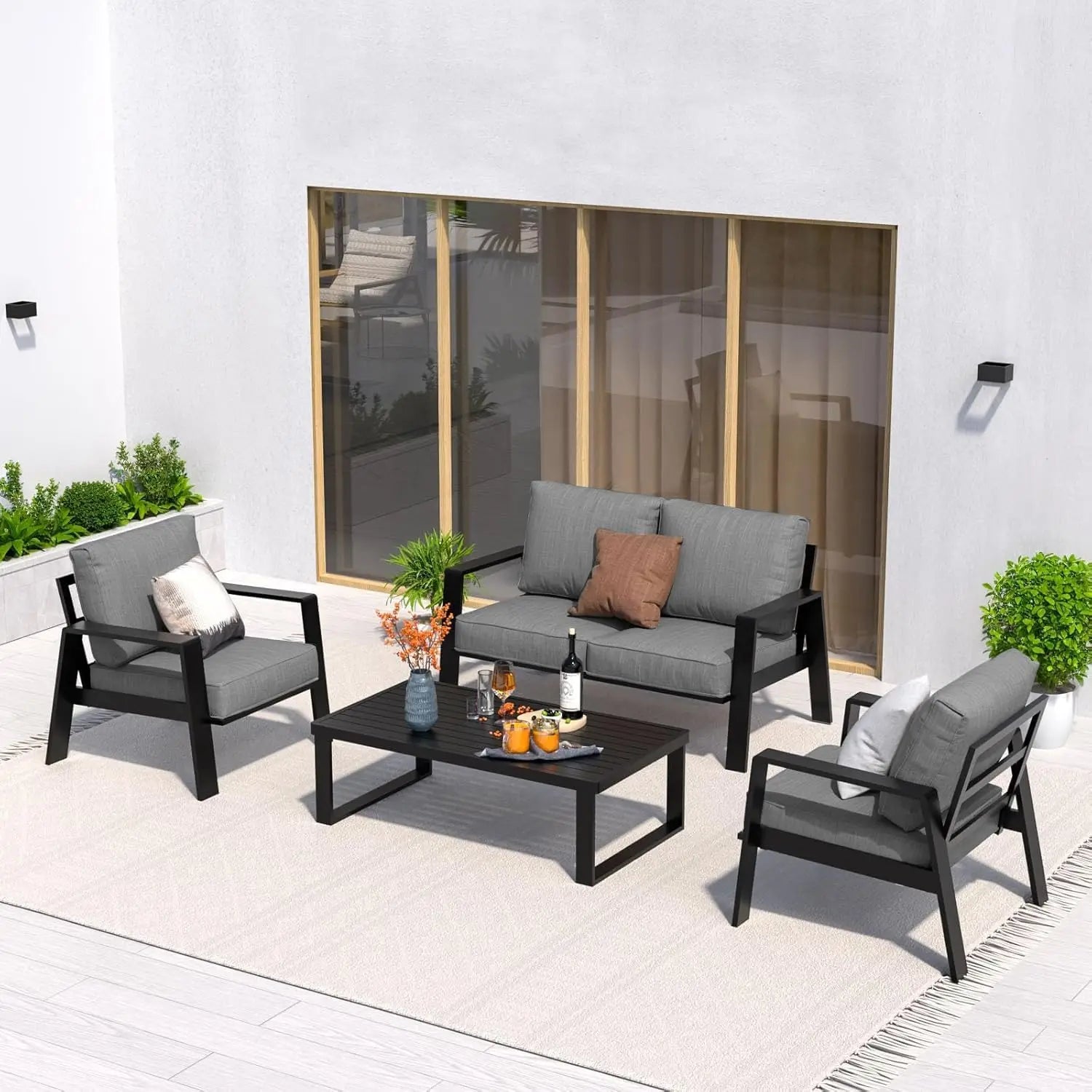 Monaco Garden Lounge Set Outdoor