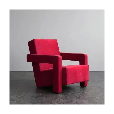 Minimalist designer Udler single sofa chair simple home art casual fabric comfortable living room armchair
Furniture Home