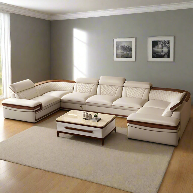 Siena Premium Italian Genuine Leather Sofa