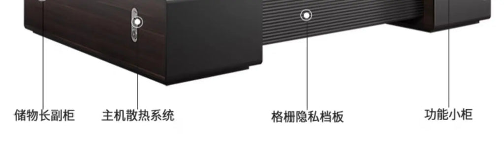 Luxury Height Office Desk Drawer Wide Corner Writing Laptop Study Office Desk Computer Storage Home Table De Bureau Furniture