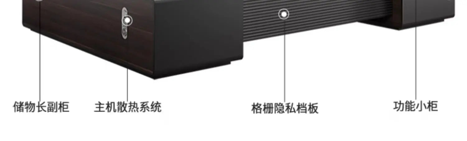 Luxury Height Office Desk Drawer Wide Corner Writing Laptop Study Office Desk Computer Storage Home Table De Bureau Furniture