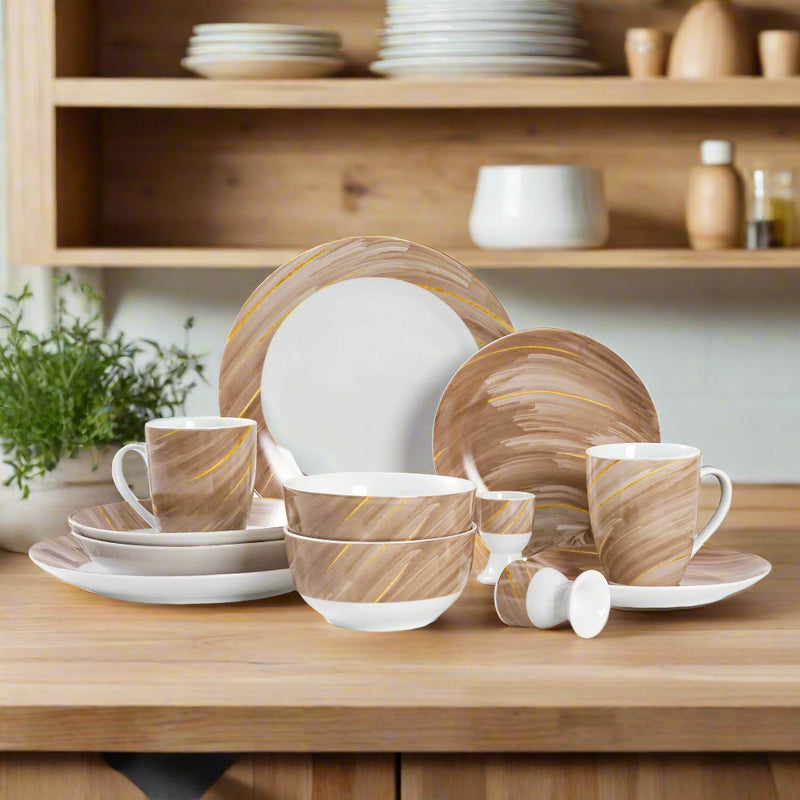 Floating Pattern Ceramic Dinnerware Set