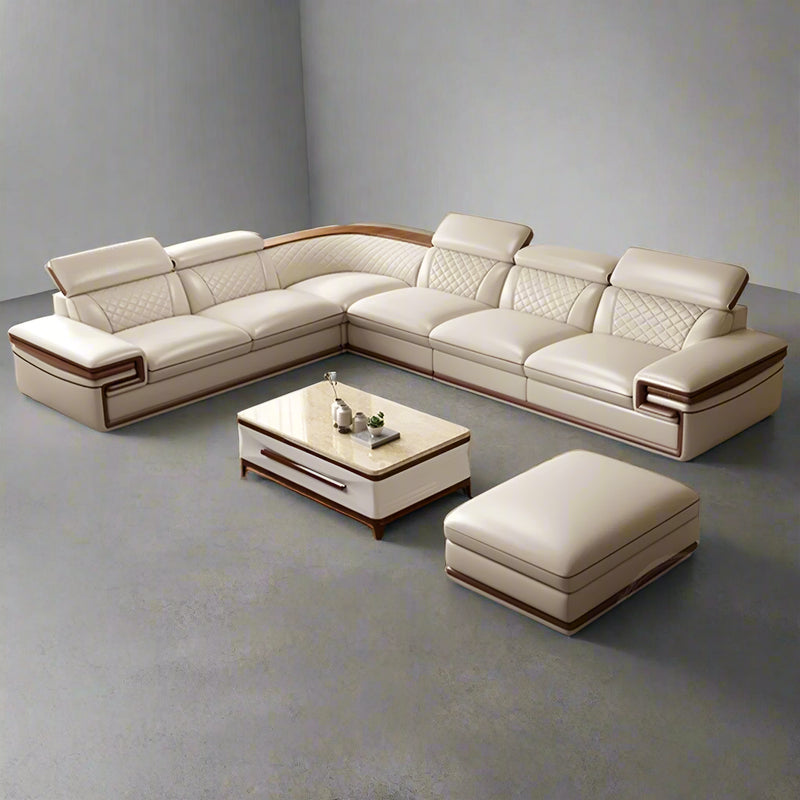 Siena Premium Italian Genuine Leather Sofa