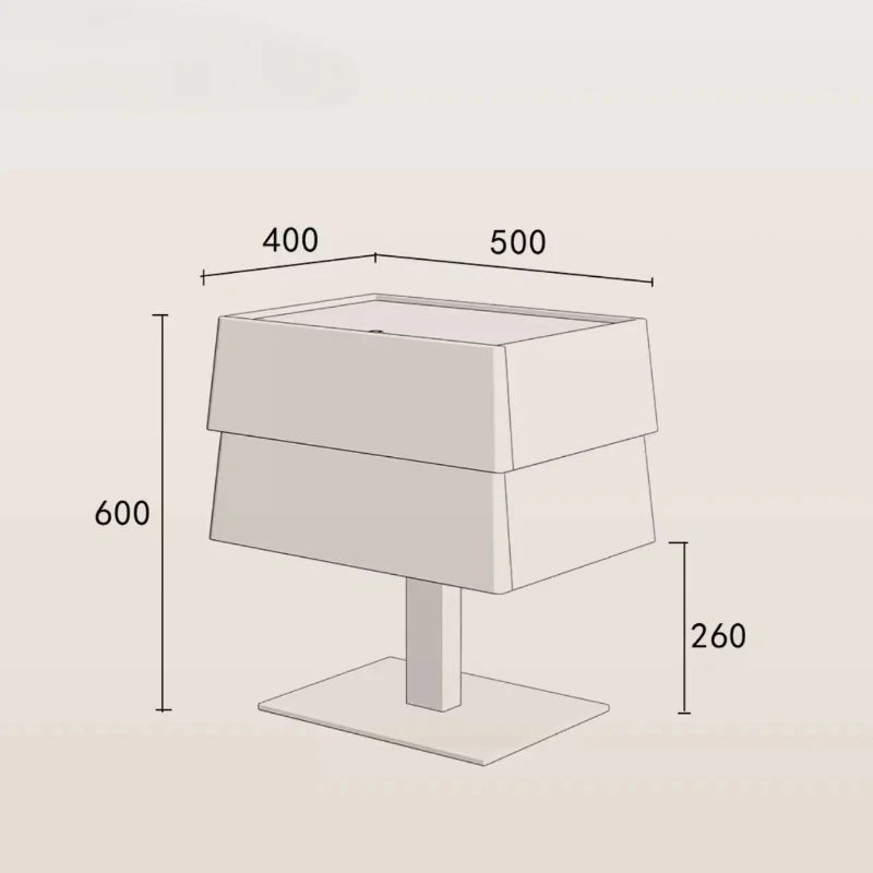 LuxeSlab Dressers Nightstand