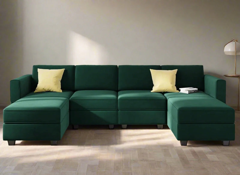 StorEase Oversized Modular U-Shaped Sectional Sofa