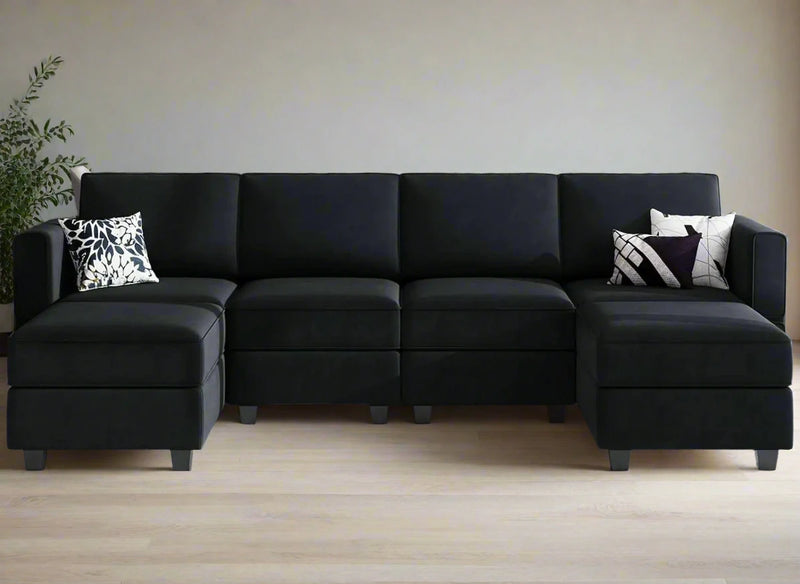 StorEase Oversized Modular U-Shaped Sectional Sofa