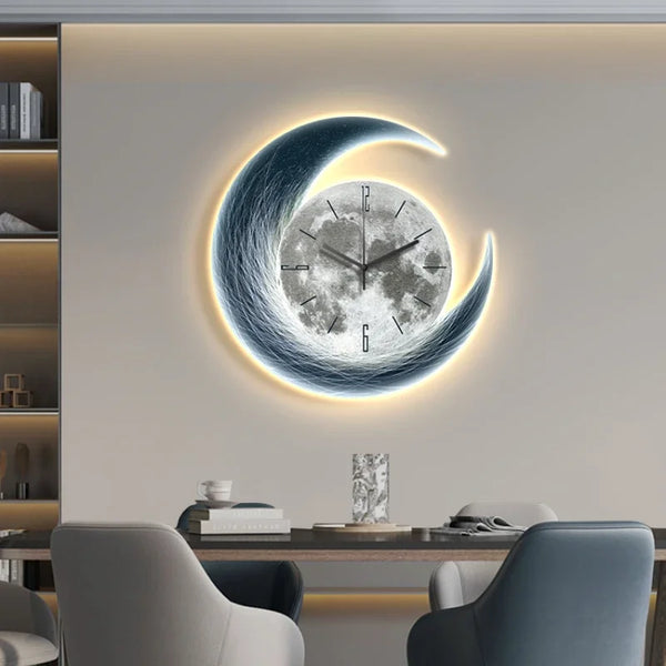 Crystal Compass Wall Clock