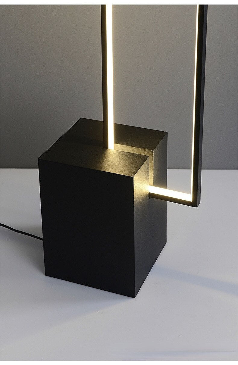 Minimalistic Geometric Square Lamp