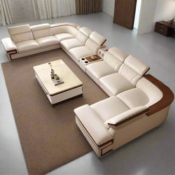 Siena Premium Italian Genuine Leather Sofa