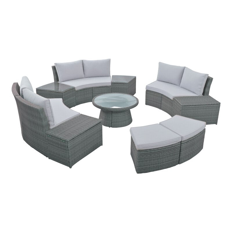 Oasis Retreat 10-Piece Outdoor Seating Set