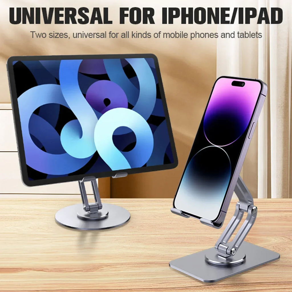 Desktop Phone Holder with 360° Rotation and Multiple Functions