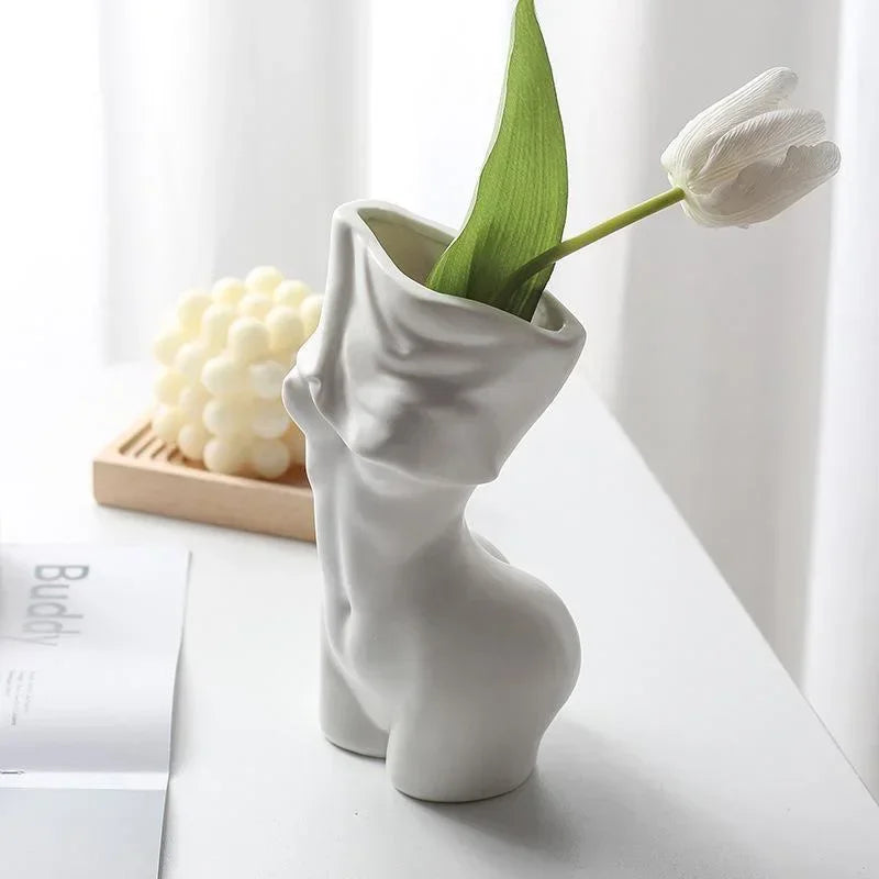 Body Art Flower Vase