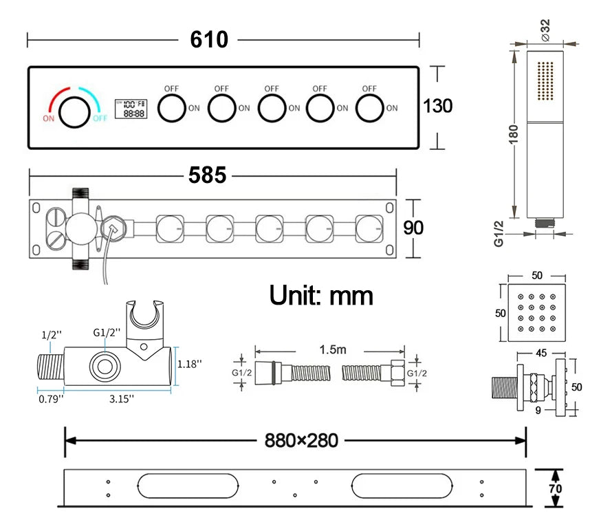 Vittorio Shower & Faucet