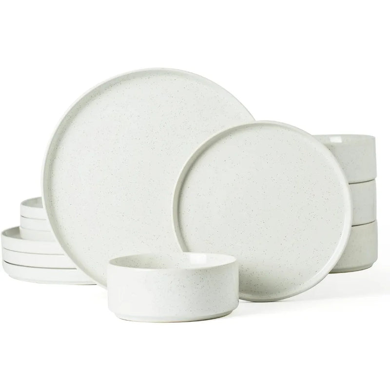 Nebula Plates and Bowls Dinnerware Set