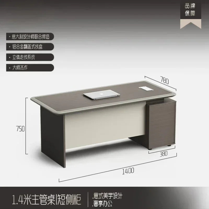 Supervisor Office General Manager Boss Desk Study Computer Desks Motion Gaming Table Offices Sedentary Tables Filing Cabinets