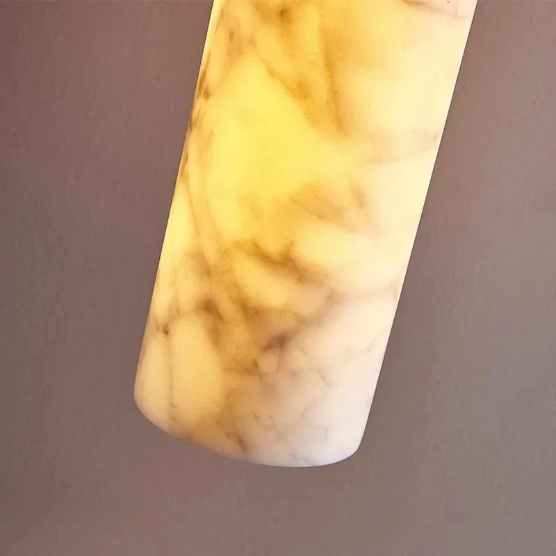 Nordic Marble Led Pendant Lamps Handmade Light Minimalism Chandelier for Living Dining Study Room Art Lighting Parlor Home Decor