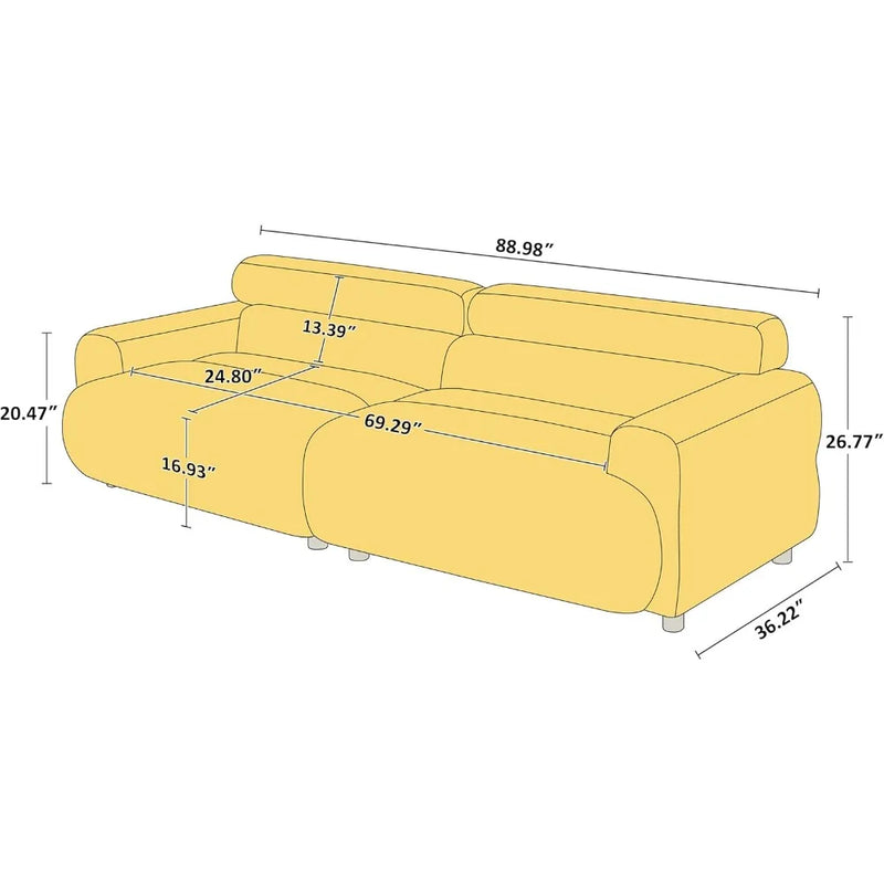 Aristo Plush Sofa