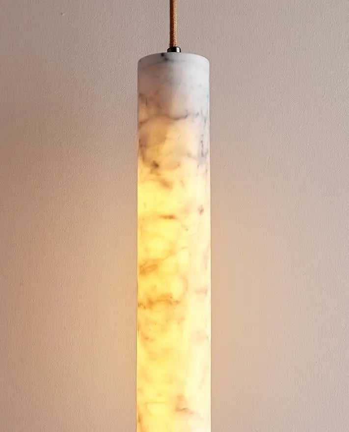 Nordic Marble Led Pendant Lamps Handmade Light Minimalism Chandelier for Living Dining Study Room Art Lighting Parlor Home Decor