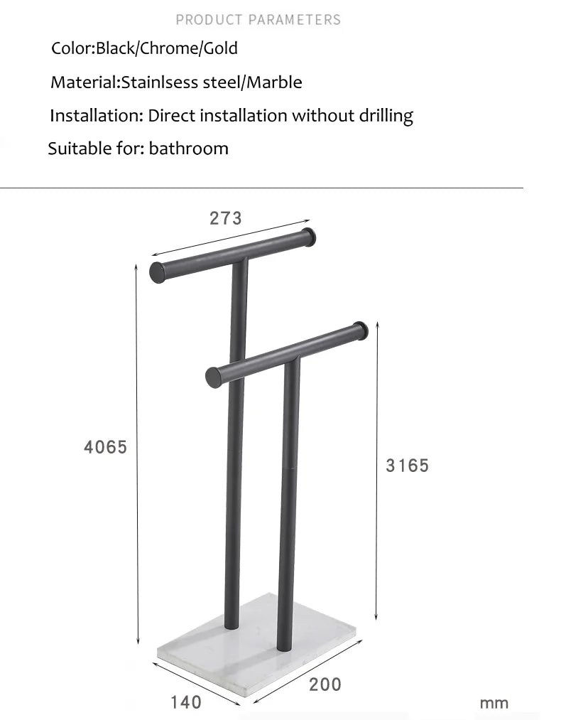 Astraea Balance Rail Towel Bars
