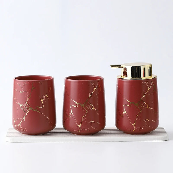 Luna Soap Dispenser Set