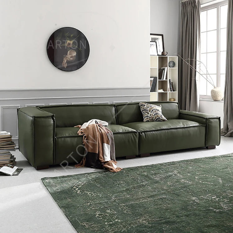 Selling High Quality Resistance Vintage Design Sectionals Artificial Leather Sofa Set Furniture for Living Room