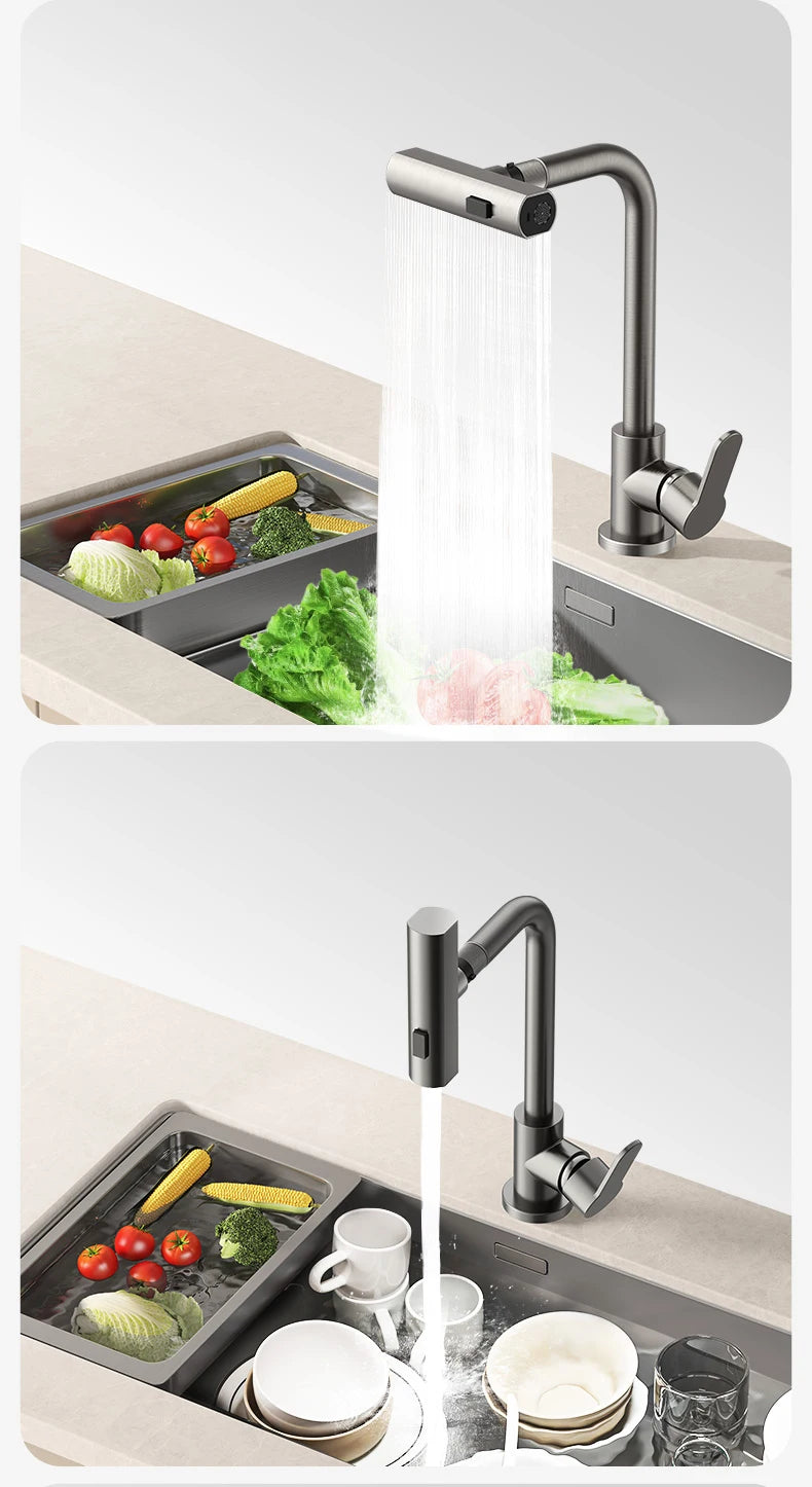 Deluxe Rotation Waterfall Faucet