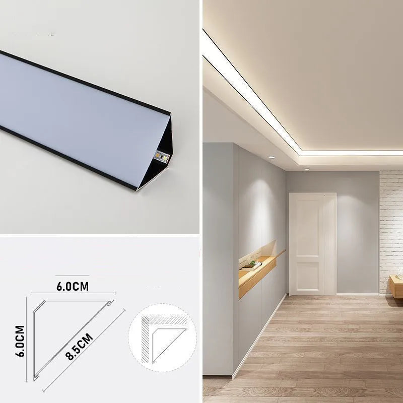 Modern LED Aluminum Profile for Indoor Linear Lighting