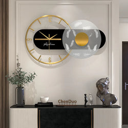 Large Metal Wall Clock.