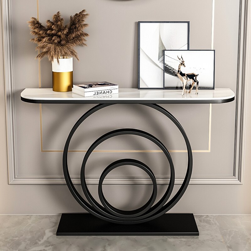 Exquisite Nordic Marble Porch Hall Table