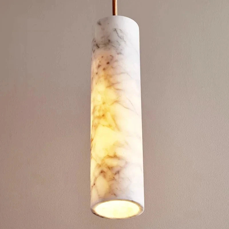 Nordic Marble Led Pendant Lamps Handmade Light Minimalism Chandelier for Living Dining Study Room Art Lighting Parlor Home Decor