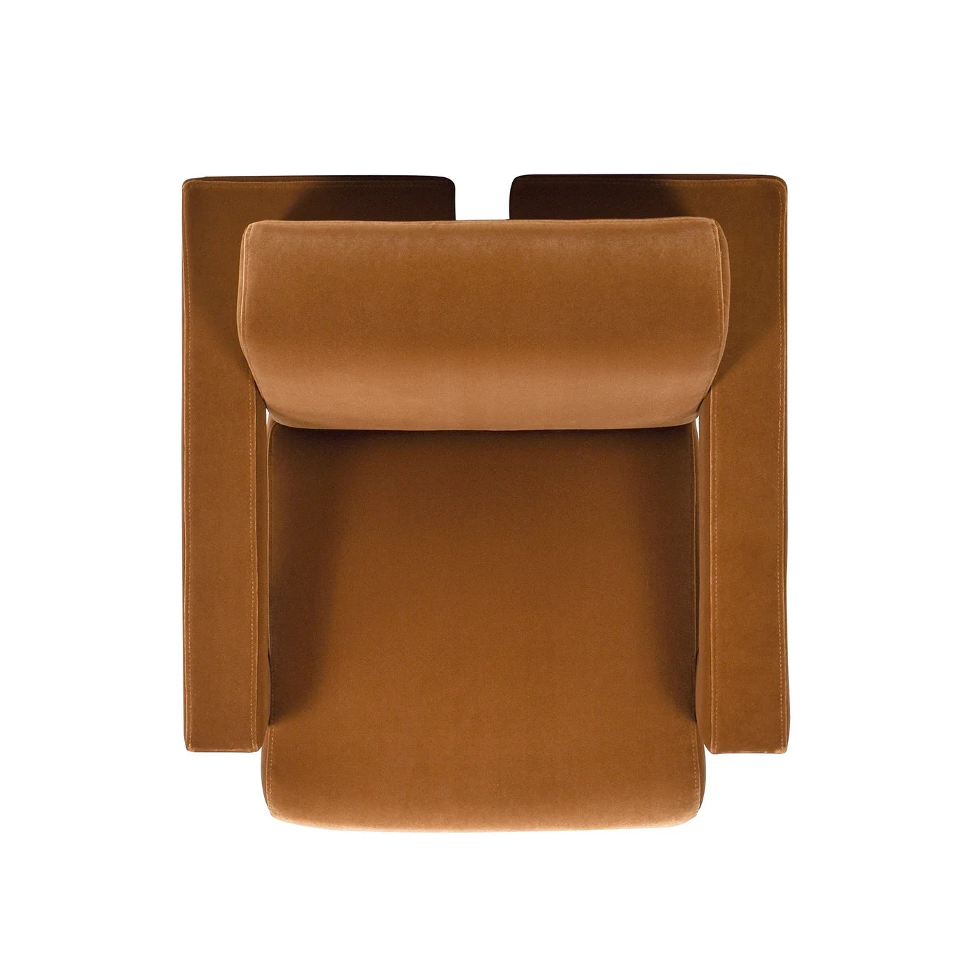 For Fully Upholstered Accent Arm Chair, Burnt Orange Performance Velvet